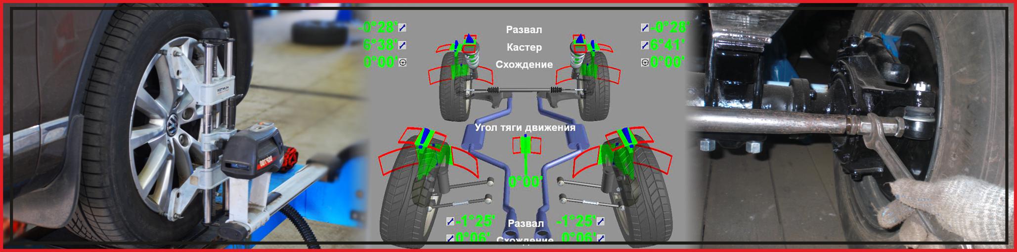 Сход-развал колес
