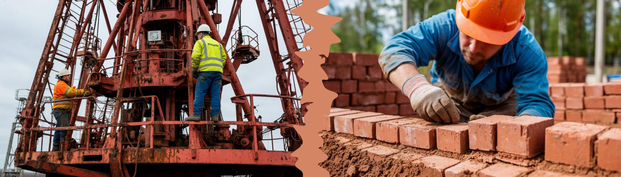 Бурильщик и каменщик